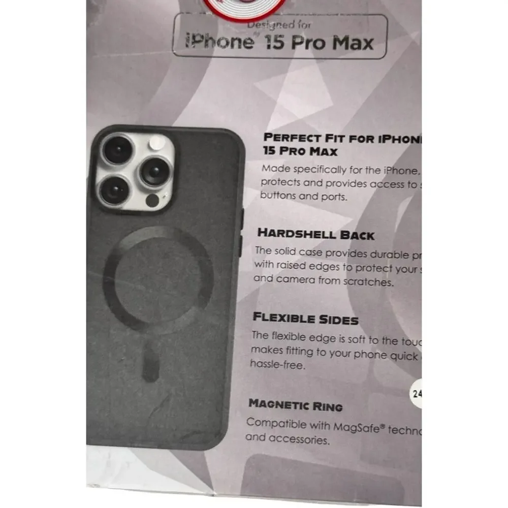 Merkury Frost Hardshell Case for iPhone 15 Pro Max - White